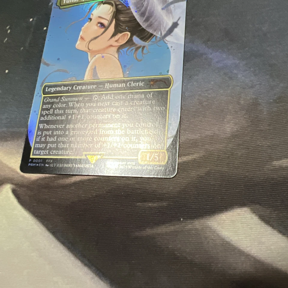 Yuna, Grand Summoner (Borderless) (promo Foil) Final Fantasy Foil B - Image 4 of 4