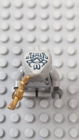Lego Minifigure Atlantis Shark Warrior With Gold Trident 8078