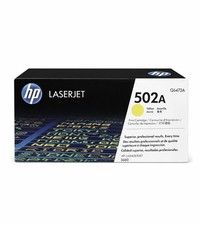HP 502A Q6472A Toner Cartridge Yellow LaserJet 3600 New/Sealed