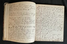 Early Spencer Family Genealgy (1600's-1700's)- Handwritten in 160+ year old book