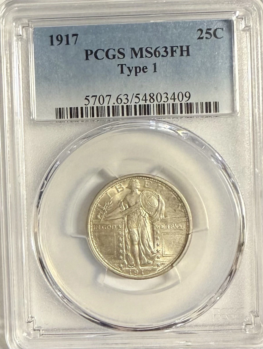 25+ MS 63 Graded Standing Liberty US Quarters (1916-1930) for sale
