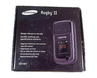 Rugby II SGH-A847D Rugged Flip Phone Telus Locked 2MP NEW Complete in Box