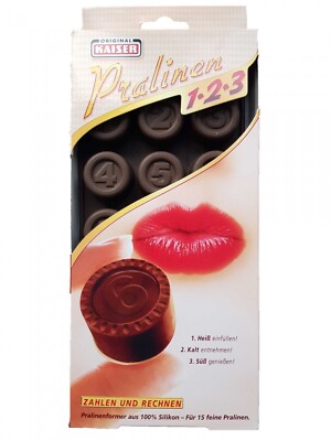 Kaiser Pralinen-Form aus Silikon Zahlen und Rechnen