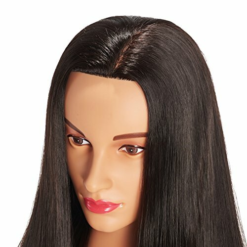 Maniquin Head Capelli Umani Capelli Umani 26 - 28 Bambola Allenamento Stile Sintetico Parrucchiere - Foto 5 di 6