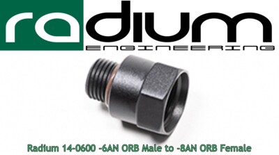 Fragola 6AN Female Nut to 8AN ORB Fitting Fragola 6AN Female Nut to 8AN ORB Fitting
