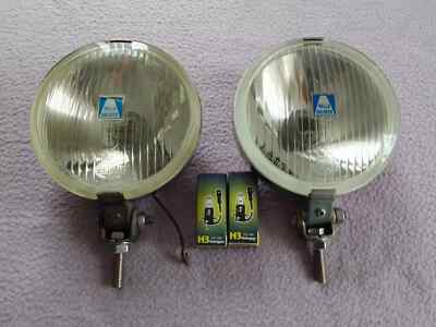 Hella 140 chrome high beam headlights vintage vw mercedes