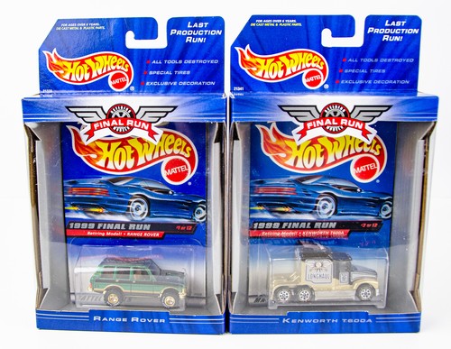 Hot Wheels 1999 Final Run Lot Corvette Range Rover Mercedes Kenworth Real Riders - Bild 3 von 7