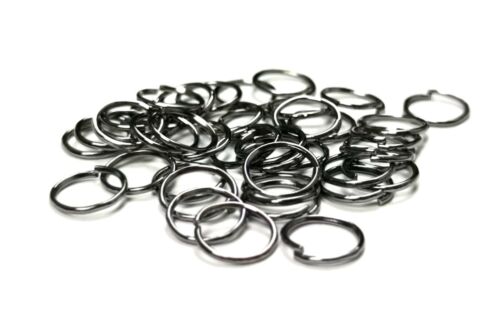 Split Ring Jump Ring Keyring Findings Making Craft Art Single Double Loop Metal - Picture 6 of 21