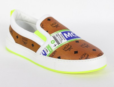 mcm slip on sneakers