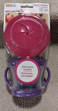 Munchkin Snack Catcher, 2 Pack, Pink/Purple