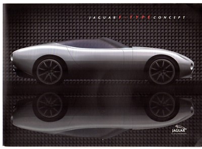 Jaguar F-Type Concept Car 2000 Detroit Show Launch Pressepaket