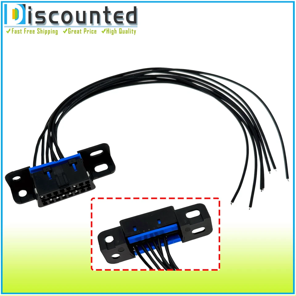 OBDII OBD2 Serial Port Harness Connector For Jeep TJ 2.4L 2.5L 4.0L / Scrambler Foto 2 de 4
