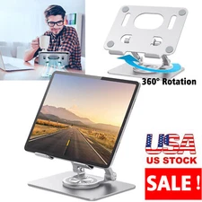 360° Swivel Rotation Cellphone Holder Tablet Desktop Stand Mount For iPhone iPad