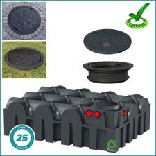 Abwassertank  Abwassersammelgrube Fäkalientank Flachtank 5000 L inkl. Entladung