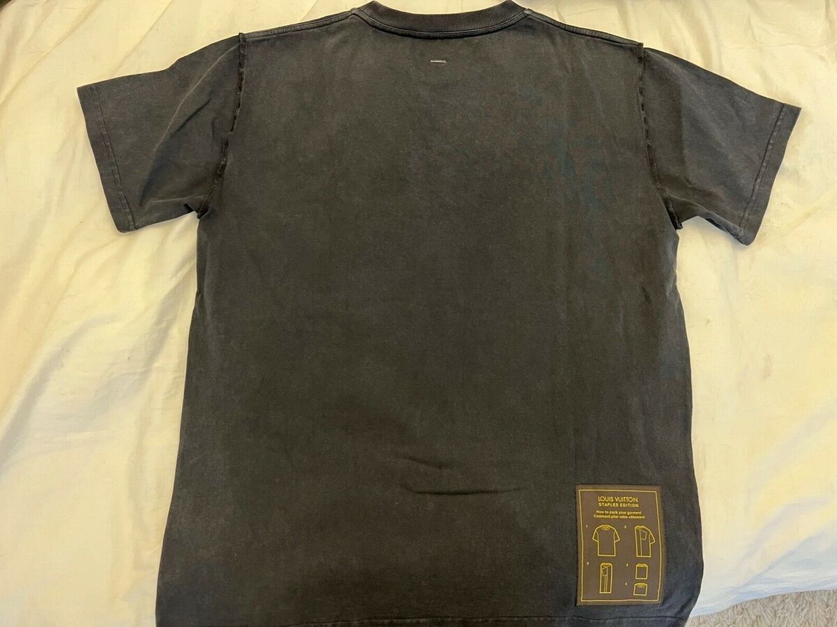 Louis Vuitton inside out t shirt mens grey medium