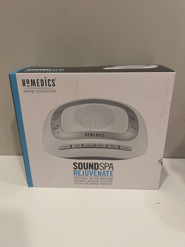 NEW Homedics Sleep Solutions Sound Spa Rejuvenate SS-2025B Sound Machine