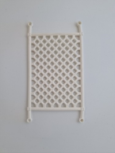 LEGO Rubber Net 8x14 Flexible part 30923 White 41335 CITY Friends Accessories - Picture 2 of 7