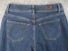 Riders by LEE Jeans Womens 8P Blue Denim Straight Mid Rise Dark Wash 28x29