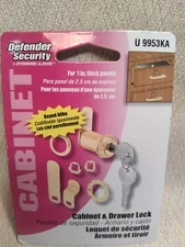 Prime-Line U 9953KA Drawer And Cabinet Lock, Brass