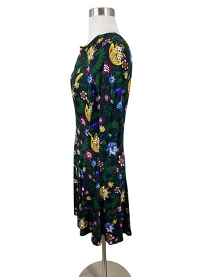 Erdem Black Floral Knit Vivi Dress Size US 12 Low Back Luxury | eBay