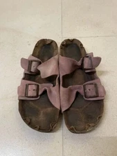 STILLZ × Jose Wong Suede Sandals – Dusty‑Rose / Size 10