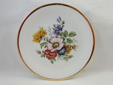 Seltmann Weiden K Bavaria Western Germany 7-1/2" Plate Multi-Colored Flowers
