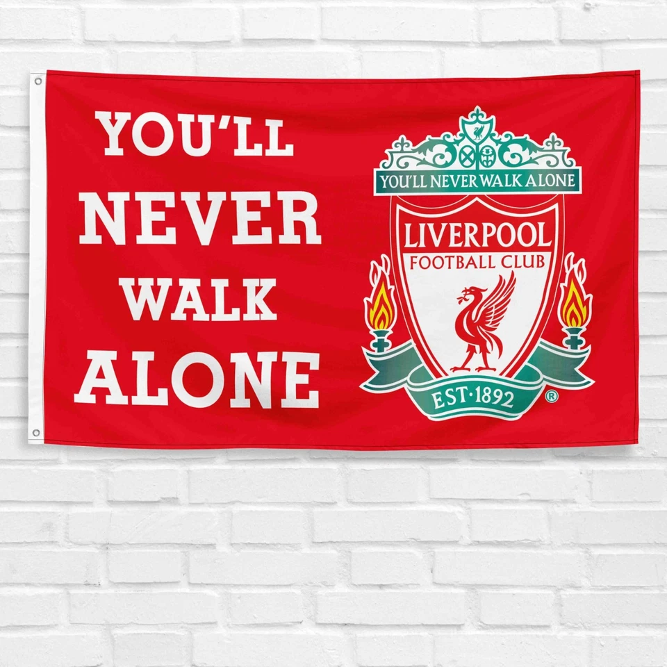 Bandera de fútbol Liverpool 3x5 pies decoración de pared pancarta de regalo Foto 2 de 4