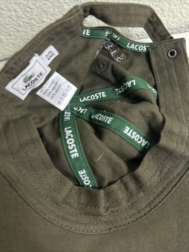 Lacoste Boys 2-5 Years/ans Blue All Over Monogram Hat Fits Kids Youth Boy - Picture 14 of 17