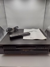 Sony CDP-C360Z 5 Disc Carousel CD Player w/Remote Manual Tested