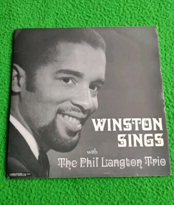 Winston Sings With The Phil Langton Trio 7'' Vinyl Signed Picture Sleeve 1969