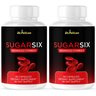 Sugar Six- Blood Support- 2 Bottles- 120 Capsules
