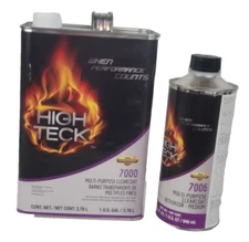 High Teck 7000 Multi-Purpose Clear High Gloss Clearcoat Gallon & Medium Hardener