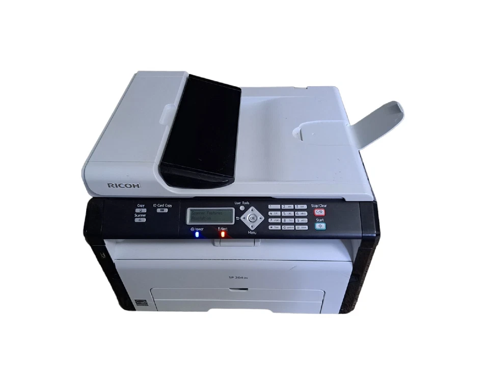 Ricoh Black/White SP 204SN All-In-One Laser Printer Not Tested Pre-Owned - Image 2 of 4