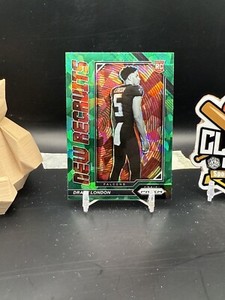 Drake London 2022 Prizm New Recruits Green Wave Rookie Green Ice Falcons (CBR)