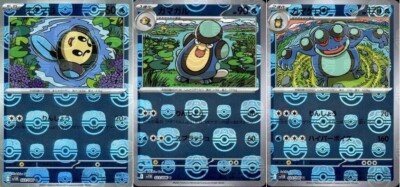 Pokemon Card Tympole Palpitoad Seismitoad Master ball set 086