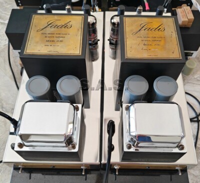 MASSIVE JADIS JA-80 CLASS-A 80W MONAURAL TUBE POWER AMPLIFIER PAIR
