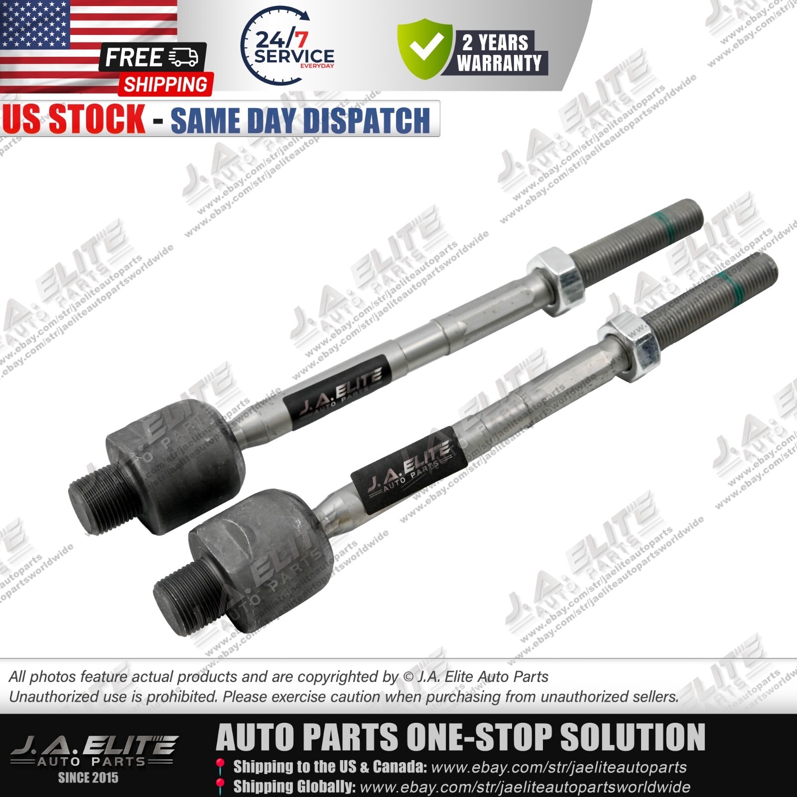 2pcs Inner Tie Rod Ball Joint fits Ferrari 599, 201481/222077