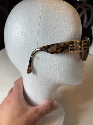 Fendi FS 111 MOCHA SWIRL 140 sunglasses Vintage; Frames Only - Picture 3 of 8