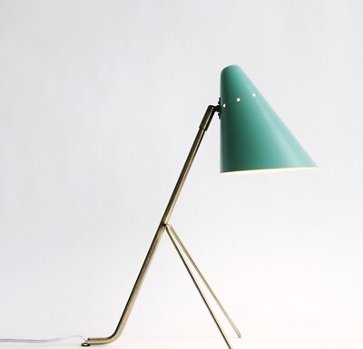 Mid Century Stil Schreibtisch Wand Lampe Türkis Tisch Leuchte verstellbar von...