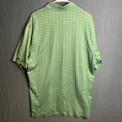 Camisa Polo Nike Dri Fit Para Hombre XL Verde Colección Tiger Woods Manga Corta Cuadros - Imagen 5 de 9