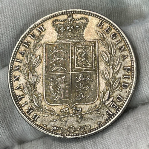 1880 Great Britain Half Crown Silver Coin Great Condition RARE High Value