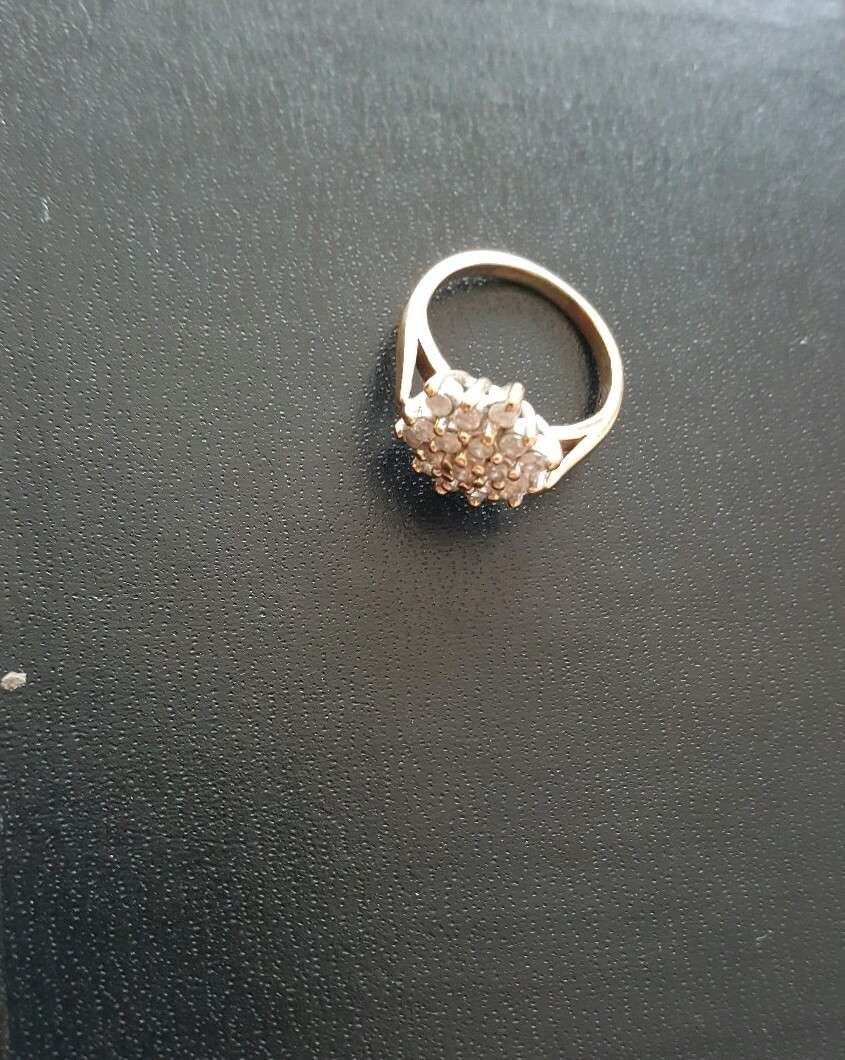 9ct gold ring size J