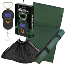 Unhooking Fishing Mat Weigh Sling And Digital Scales 88lb Carp Landing Mat