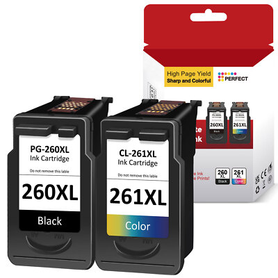 PG-260XL CL-261XL Ink Cartridges for Canon Pixma TS5320 TS6420 TS640A TR7020