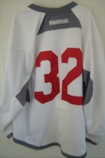 ARIZONA COYOTES Tyler Gaudet worn white #32 RBK practice jersey (2014-16 camps)