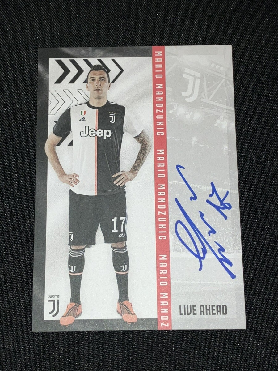 Mario Mandžukić Official Hand Signed Juventus Autograph Card