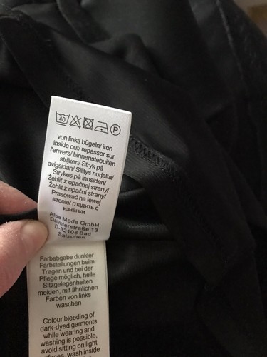 Alba Moda Damen Kleid Neu Gr 42 AzA 53 Schwarz Extra Leicht  - Bild 5 von 6