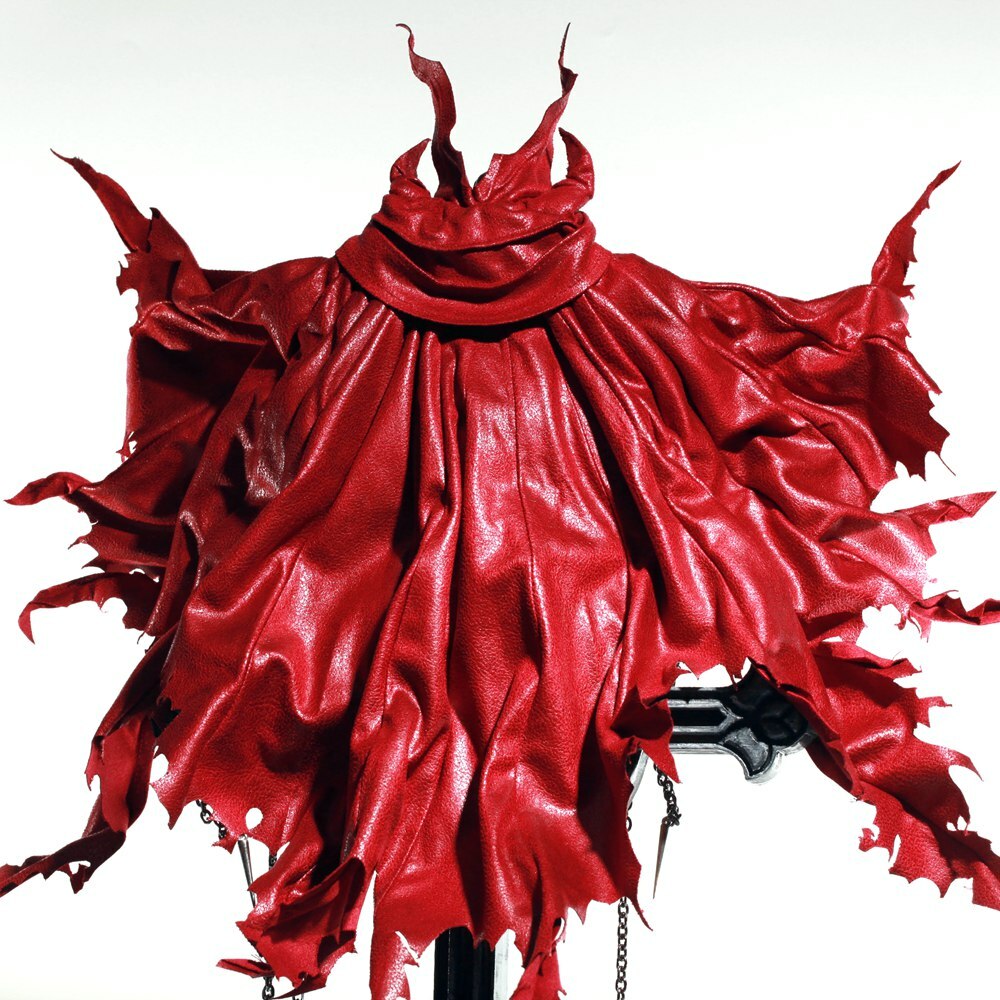 1/12 Scale Long Cape Cloak Robe For Spawn (comic Style) 6'' - 7