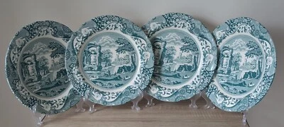SPODE ITALIAN FORTNUM & MASON DINNER PLATES X4 27cm BRAND NEW