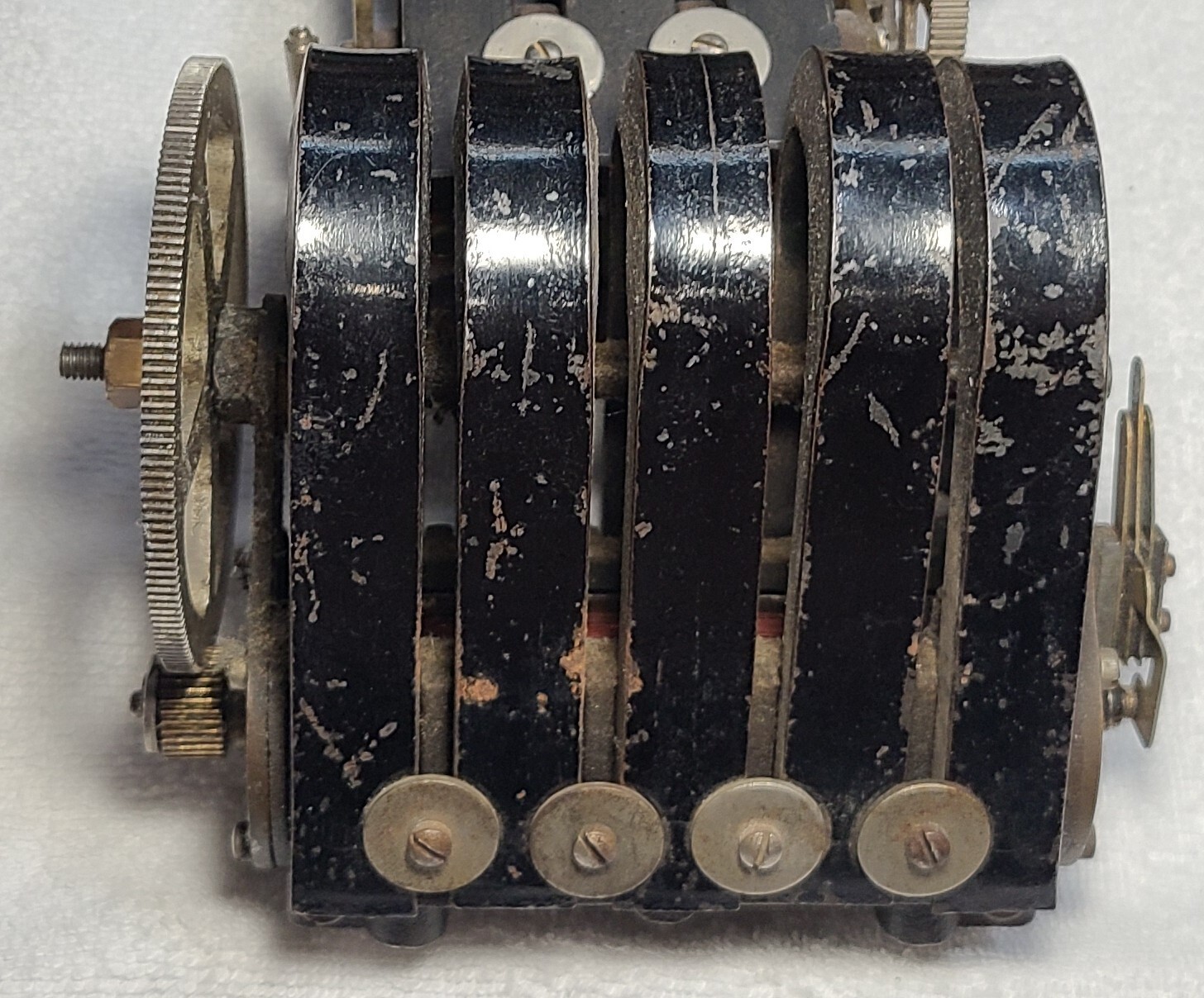 Two Western Electric Hand Crank Telephone Generator 3 Bar